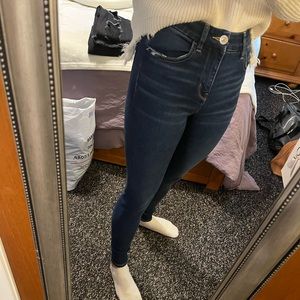 High waisted American Eagle jeans Dark blue